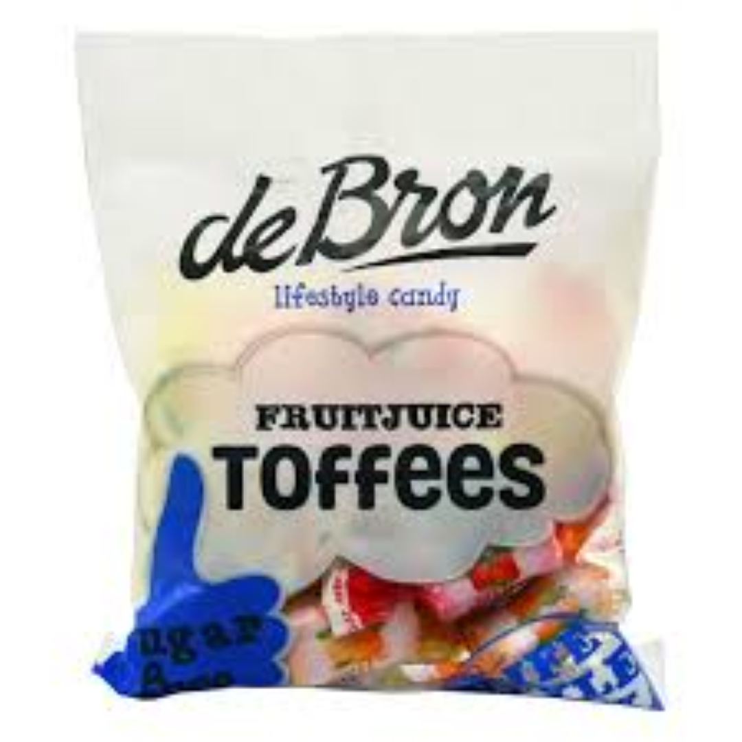DEBRON FRUIT TOFFEES S/FREE 90G